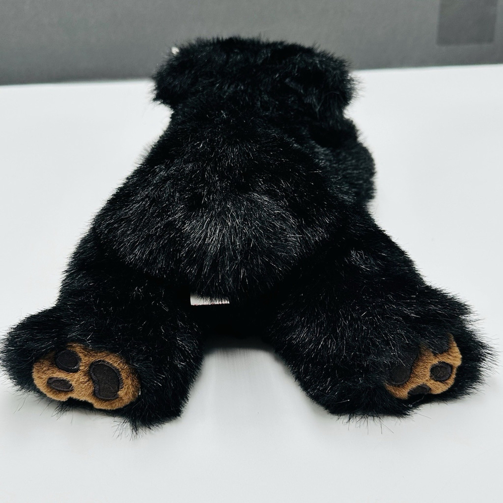 TY BABY PAWS BEAR 1996 12" Brown Grizzly Retired Vintage Stuffed Plush - Picture 5 of 12